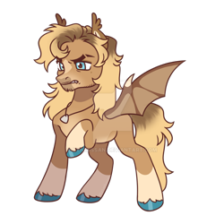 Size: 1024x1024 | Tagged: safe, artist:lynesssan, derpibooru import, oc, oc:striker t, bat pony, pony, deviantart watermark, male, obtrusive watermark, simple background, solo, stallion, transparent background, watermark