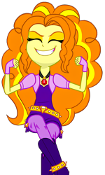 Size: 1200x2000 | Tagged: safe, derpibooru import, adagio dazzle, human, equestria girls, g4, rainbow rocks, eyes closed, grin, simple background, smiling, solo, transparent background, vector