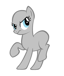 Size: 722x860 | Tagged: safe, artist:nei-bases, derpibooru import, oc, oc only, earth pony, pony, g4, party of one, season 1, angry, bald, base, female, frown, grumpy, mare, narrowed eyes, simple background, sneaky, white background