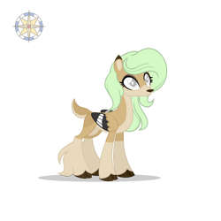 Size: 2000x2000 | Tagged: safe, artist:r4hucksake, derpibooru import, oc, oc only, oc:guelder rose, deer, deer pony, original species, peryton, cloven hooves, female, simple background, solo, story included, transparent background