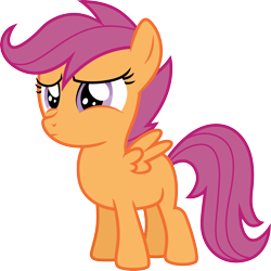 Size: 3005x3000 | Tagged: safe, artist:cloudy glow, derpibooru import, scootaloo, pegasus, pony, g4, the show stoppers, .ai available, female, filly, foal, simple background, solo, transparent background, vector