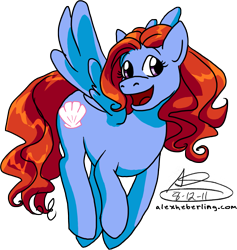 Size: 2007x2115 | Tagged: dead source, safe, artist:alex-heberling, derpibooru import, pegasus, pony, female, mare, obscurus lupa, open mouth, ponified, simple background, solo, species swap, tgwtg, transparent background