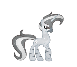 Size: 1267x1104 | Tagged: safe, artist:darbypop1, derpibooru import, oc, oc:casper, crystal pony, hybrid, zony, concave belly, crystallized, male, simple background, slender, solo, thin, transparent background