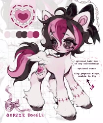 Size: 1718x2048 | Tagged: safe, artist:p0nyplanet, derpibooru import, oc, oc only, pegasus, pony, color palette, eyelashes, full body, ref, reference sheet, solo