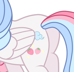 Size: 1112x1080 | Tagged: safe, artist:cstrawberrymilk, derpibooru import, oc, oc only, oc:strawberry dream, pegasus, pony, butt, butt focus, female, mare, plot, simple background, solo, transparent background