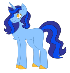 Size: 1327x1378 | Tagged: source needed, safe, artist:faetria, derpibooru import, oc, oc only, oc:blue thunder, unicorn, female, mare, mom, simple background, solo, transparent background