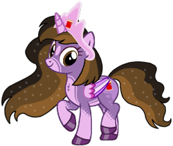 Size: 708x600 | Tagged: safe, artist:noi kincade, derpibooru import, oc, oc:princess kincade, alicorn, pony, g4, crown, female, jewelry, regalia, simple background, solo, transparent background