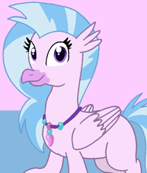 Size: 694x817 | Tagged: safe, artist:cmara, derpibooru import, silverstream, classical hippogriff, hippogriff, g4, female, solo