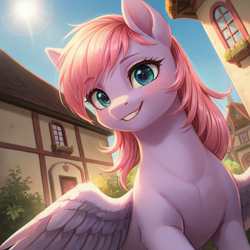 Size: 1024x1024 | Tagged: safe, ai content, derpibooru import, machine learning generated, pegasus, pony, prompter needed, solo