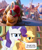 Size: 3192x3759 | Tagged: safe, artist:geononnyjenny, artist:user15432, derpibooru import, applejack, rarity, earth pony, pony, unicorn, bowser, female, male, nintendo, super mario bros., the super mario bros. movie