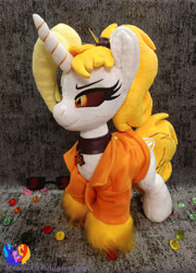 Size: 3226x4473 | Tagged: safe, artist:1stastrastudio, derpibooru import, oc, oc:dyx, pony, clothes, irl, photo, plushie, solo