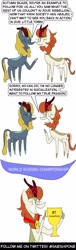 Size: 1000x3300 | Tagged: safe, artist:sneshpone, derpibooru import, autumn blaze, sparkling brook, kirin, g4, champion, comic, confused, crying, dialogue, duo, duo female, female, happy, open mouth, open smile, simple background, smiling, speech bubble, sudoku, tears of joy, trophy, white background, winner