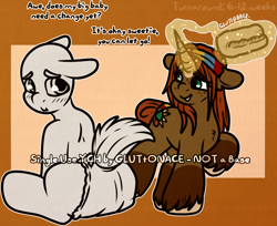 Size: 1916x1565 | Tagged: safe, artist:sexygoatgod, derpibooru import, oc, oc only, pony, unicorn, abdl, age regression, commission, diaper, female, magic, non-baby in diaper, wip, ych sketch, younger, your character here