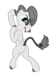 Size: 3642x5460 | Tagged: safe, artist:equestria secret guard, derpibooru import, oc, oc only, oc:tabata, pegasus, pony, base used, butt, female, looking at you, mare, medibang paint, not pipp petals, pegasus oc, plot, pole dancing, ribbon, sexy, simple background, solo, stripper pole, transparent background