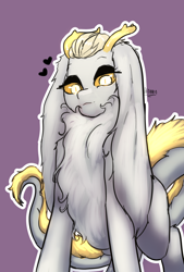 Size: 2600x3840 | Tagged: safe, artist:hanna_banana, derpibooru import, oc, kirin, blonde, not derpy, solo