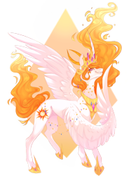 Size: 1280x1707 | Tagged: safe, artist:pixelberry, derpibooru import, daybreaker, alicorn, pony, g4, concave belly, crown, female, jewelry, mare, regalia, simple background, slender, solo, thin, transparent background