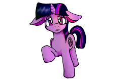 Size: 1920x1200 | Tagged: safe, artist:happydog, derpibooru import, twilight sparkle, twilight sparkle (alicorn), alicorn, pony, g4, ears, female, floppy ears, mare, sad, simple background, solo, transparent background