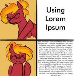 Size: 2148x2196 | Tagged: safe, artist:moonatik, derpibooru import, oc, oc only, oc:moonatik, pegasus, pony, better call saul, eyes closed, glasses, hair bun, hotline bling, lorem ipsum, male, meme, pegasus oc, ponified, ponified meme, smiling, solo, stallion, stallion oc, text, underhoof