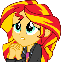 Size: 3000x3056 | Tagged: safe, artist:cloudy glow, derpibooru import, sunset shimmer, equestria girls, equestria girls (movie), simple background, solo, transparent background, vector