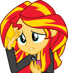 Size: 3000x3219 | Tagged: safe, artist:cloudy glow, derpibooru import, sunset shimmer, equestria girls, equestria girls (movie), simple background, solo, transparent background, vector