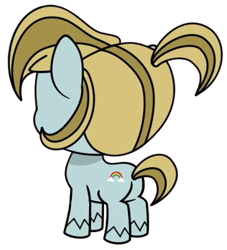 Size: 369x406 | Tagged: safe, artist:luckydog416, derpibooru import, edit, edited screencap, screencap, earth pony, pony, g4.5, my little pony: pony life, female, mare, not a vector, rainbow hip, simple background, solo, transparent background