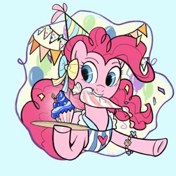 Size: 2048x2048 | Tagged: safe, artist:raindrophalo, derpibooru import, pinkie pie, earth pony, pony, solo