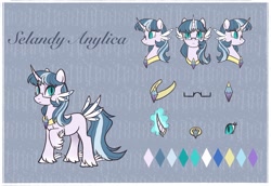 Size: 2048x1407 | Tagged: safe, artist:raindrophalo, derpibooru import, oc, oc only, pony, unicorn, horn, reference sheet, slit eyes, solo, unicorn oc