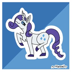 Size: 1280x1280 | Tagged: safe, artist:hazelwrites, derpibooru import, rarity, pony, unicorn, g4, female, solo