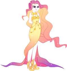 Size: 9190x9684 | Tagged: safe, artist:shootingstarsentry, derpibooru import, oc, oc only, oc:solstice, equestria girls, absurd resolution, clothes, dress, high heels, shoes, simple background, solo, transparent background