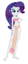 Size: 1793x4043 | Tagged: safe, artist:crazybrothersstyler2, artist:invisibleink, derpibooru import, edit, rarity, human, equestria girls, g4, bare, bare shoulders, belly button, bracelet, chel, clothes, cute, equestria girls-ified, female, jewelry, loincloth, nail polish, outfit, outfits, simple background, solo, the road to el dorado, transparent background, tube top