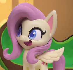 Size: 1802x1740 | Tagged: safe, derpibooru import, edit, edited screencap, screencap, fluttershy, pegasus, pony, g4, g4.5, my little pony: stop motion short, cute, smiling