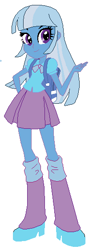 Size: 209x559 | Tagged: safe, artist:diana173076, color edit, derpibooru import, edit, trixie, twilight sparkle, human, equestria girls, g4, bad edit, colored, female, palette swap, recolor, simple background, solo, twilight sparkle's boots, white background