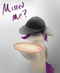 Size: 500x600 | Tagged: safe, derpibooru import, scootaloo, anthro, pegasus, g4, ask scootaloo, food, hat, pizza
