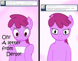 Size: 1622x1274 | Tagged: safe, artist:madame berry punch, derpibooru import, berry punch, berryshine, derpy hooves, anthro, g4, ask, ask berry punch, i emptied your fridge, tumblr