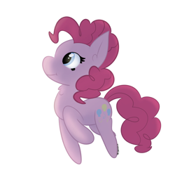 Size: 1398x1395 | Tagged: safe, artist:tkshoelace, derpibooru import, pinkie pie, earth pony, pony, g4, female, simple background, solo, white background