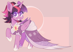 Size: 1280x911 | Tagged: safe, artist:faultx, derpibooru import, twilight sparkle, twilight sparkle (alicorn), alicorn, pony, g4, the last problem, clothes, dress, gown, second coronation dress, solo