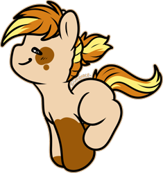 Size: 1357x1441 | Tagged: safe, artist:sexygoatgod, derpibooru import, oc, oc only, oc:sunny rays, earth pony, pony, adoptable, chibi, male, simple background, solo, transparent background