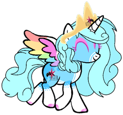 Size: 620x584 | Tagged: safe, derpibooru import, oc, oc only, oc:jemima sparkle, oc:jemimasparkle, alicorn, pony, g4, female, simple background, solo, transparent background