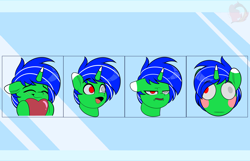 Size: 3600x2324 | Tagged: safe, artist:joaothejohn, derpibooru import, oc, alicorn, pony, alicorn oc, blushing, bruh, commission, cute, emoji, emotes, expressions, heart, horn, lidded eyes, open mouth, poggers, shy, smiling, solo, text, wings, your character here