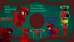 Size: 1760x990 | Tagged: safe, derpibooru import, oc, oc:zom rosefall, pegasus, pony, reference sheet, solo