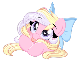 Size: 2263x1768 | Tagged: safe, artist:emberslament, derpibooru import, oc, oc only, oc:bay breeze, pegasus, pony, :p, blushing, bow, cute, daaaaaaaaaaaw, female, hair bow, heart, heart eyes, looking at you, looking up, looking up at you, mare, ocbetes, pegasus oc, simple background, solo, sparkly eyes, tongue, tongue out, transparent background, wingding eyes