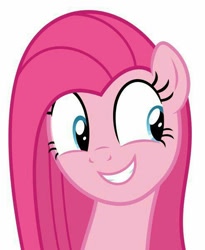 Size: 493x600 | Tagged: safe, artist:afishonlegs, derpibooru import, pinkie pie, earth pony, pony, g4, female, pinkamena diane pie, simple background, smiling, solo, white background