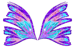 Size: 3000x2000 | Tagged: safe, artist:user15432, derpibooru import, rarity, g4, fairy wings, gradient wings, no pony, purple wings, simple background, sirenix, transparent background, wings, winx club