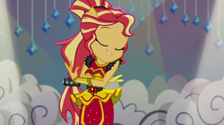 Size: 1280x718 | Tagged: safe, derpibooru import, screencap, sunset shimmer, dance magic, equestria girls, spoiler:eqg specials, dance magic (song), flamenco dress, solo, sunset shimmer flamenco dress