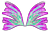 Size: 3000x2000 | Tagged: safe, artist:user15432, derpibooru import, starlight glimmer, g4, fairy wings, gradient wings, no pony, purple wings, simple background, sirenix, solo, transparent background, wings, winx club