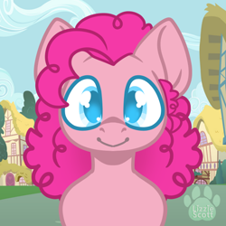 Size: 600x600 | Tagged: safe, artist:josephlu2021, derpibooru import, pinkie pie, earth pony, pony, g4, female, solo