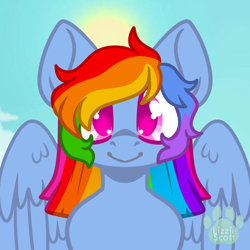 Size: 600x600 | Tagged: safe, artist:josephlu2021, derpibooru import, rainbow dash, pegasus, g4, female, solo