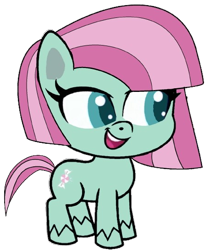 Size: 458x544 | Tagged: safe, artist:luckydog416, derpibooru import, edit, edited screencap, screencap, minty, earth pony, pony, g4.5, my little pony: pony life, background removed, minty (g4), not a vector, simple background, solo, transparent background