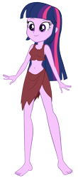 Size: 680x1550 | Tagged: safe, artist:crazybrothersstyler2, artist:invisibleink, derpibooru import, edit, twilight sparkle, human, equestria girls, g4, bandeau, belly, belly button, clothes, cosplay, costume, cute, disney princess, female, feminism, heroic, jane porter, midriff, outfit, outfits, simple background, skirt, solo, tarzan, transparent background