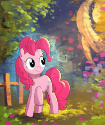 Size: 861x1020 | Tagged: safe, artist:normanpp, derpibooru import, pinkie pie, earth pony, pony, g4, female, mare, smiling, solo